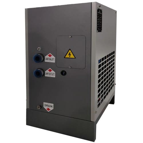 Super Cooling 75HP Air Screw Compressor with 10.7m3/min Refrigerated Air Dryer