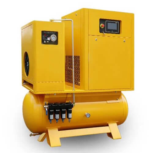 22KW Integrated Laser Cutting Compressor with dryer and tank mounted
