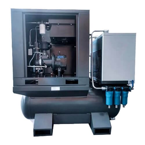 High Efficient Laser Cutting Compressor with dryer and tank